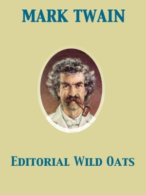 cover image of Editorial Wild Oats